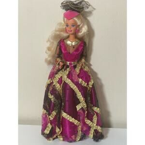 Mattel 1993 Exclusive Limited Edition Royal Invitation Barbie Doll Spiegel USED